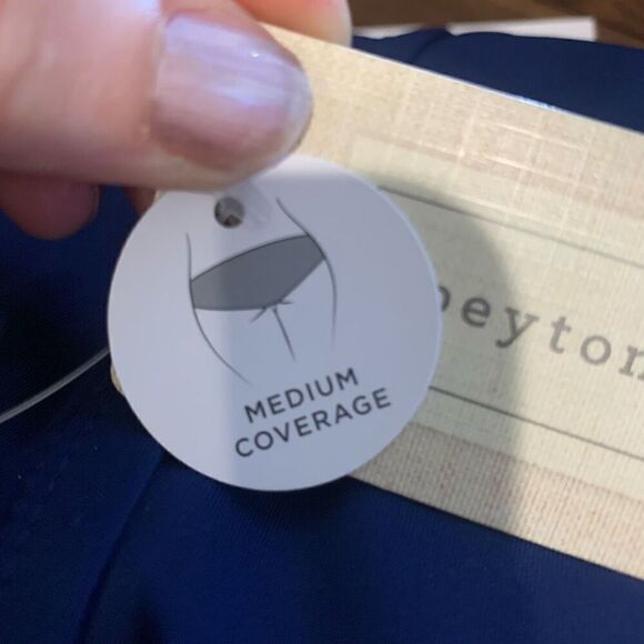 Peyton & Parker Blue Tankini Set Size 0X New - Picture 10 of 10